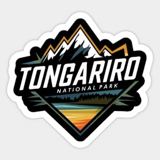 National Park Tongariro Sticker